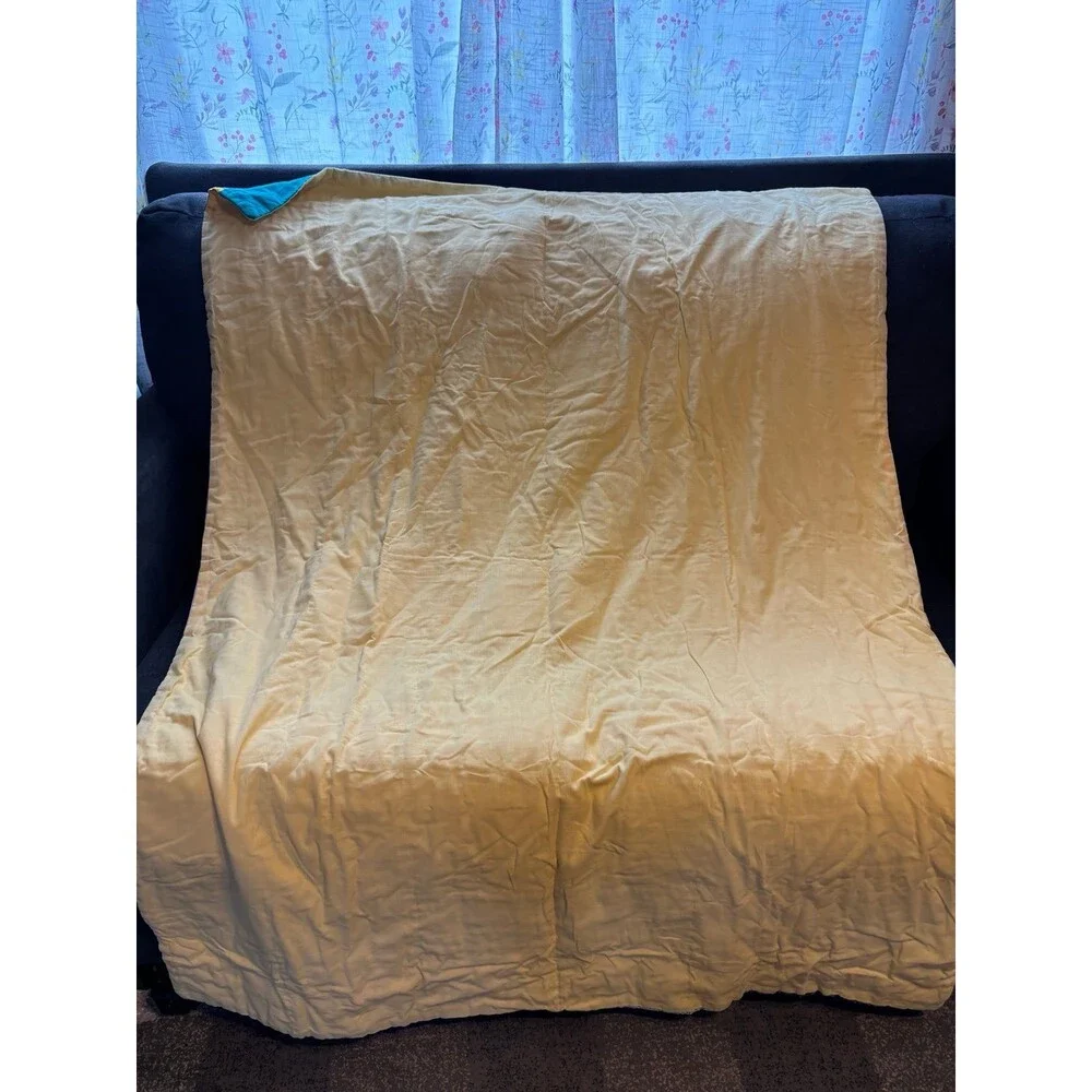 scrappy throw lap baby quilt striped machine pieced hand stitched